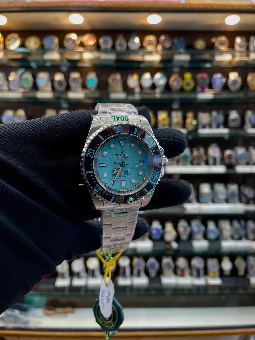 Rolex deepsea (original gas escape valve) sew-dweller limited edition for mens