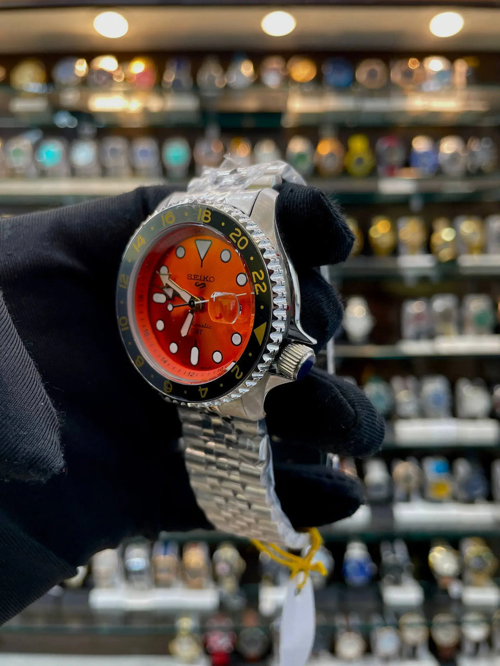 Seiko ssk035k1b 5 sports skx gmt automatic now in master piece