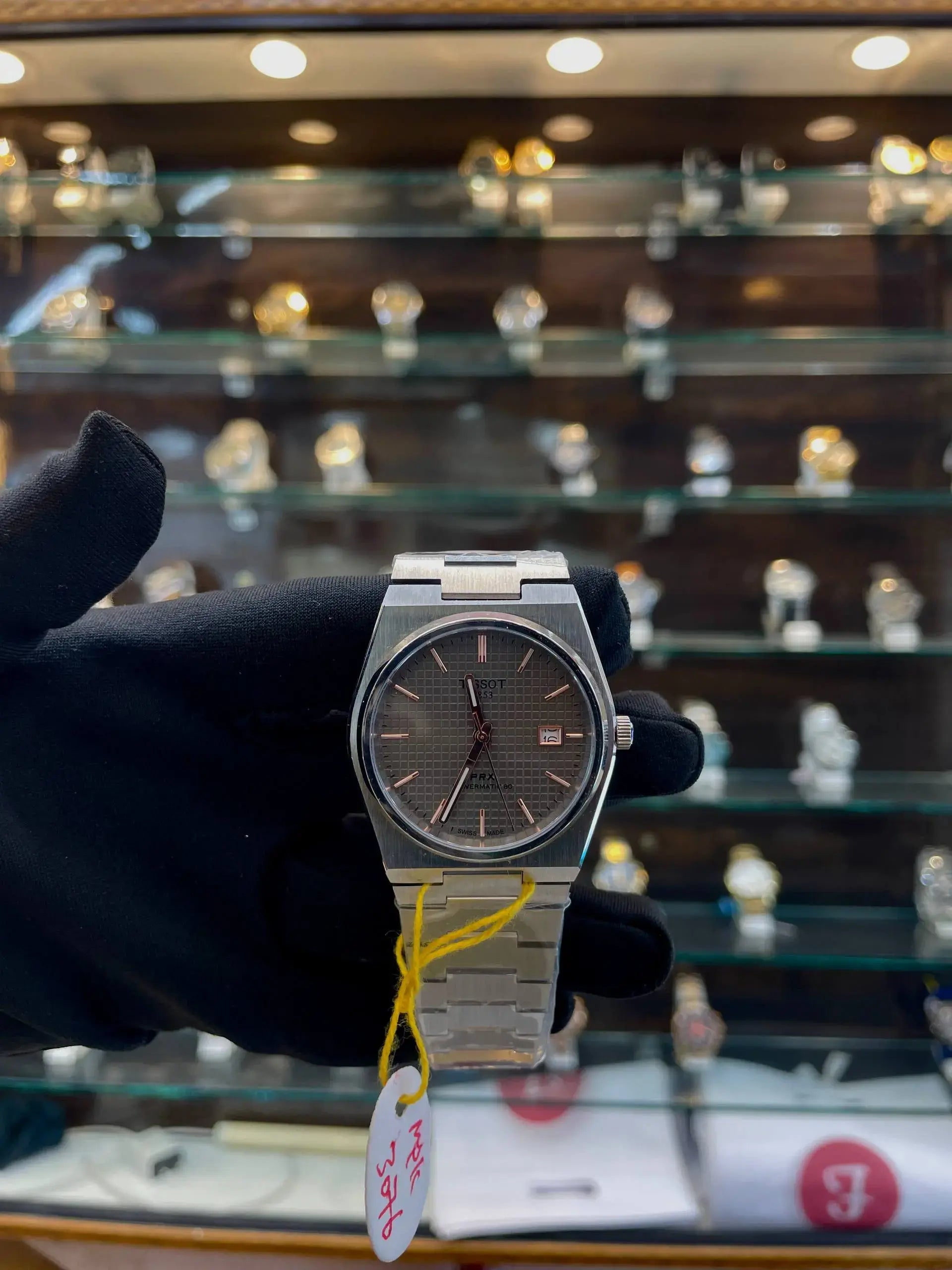 Tissot prx in master piece for mens grey dial