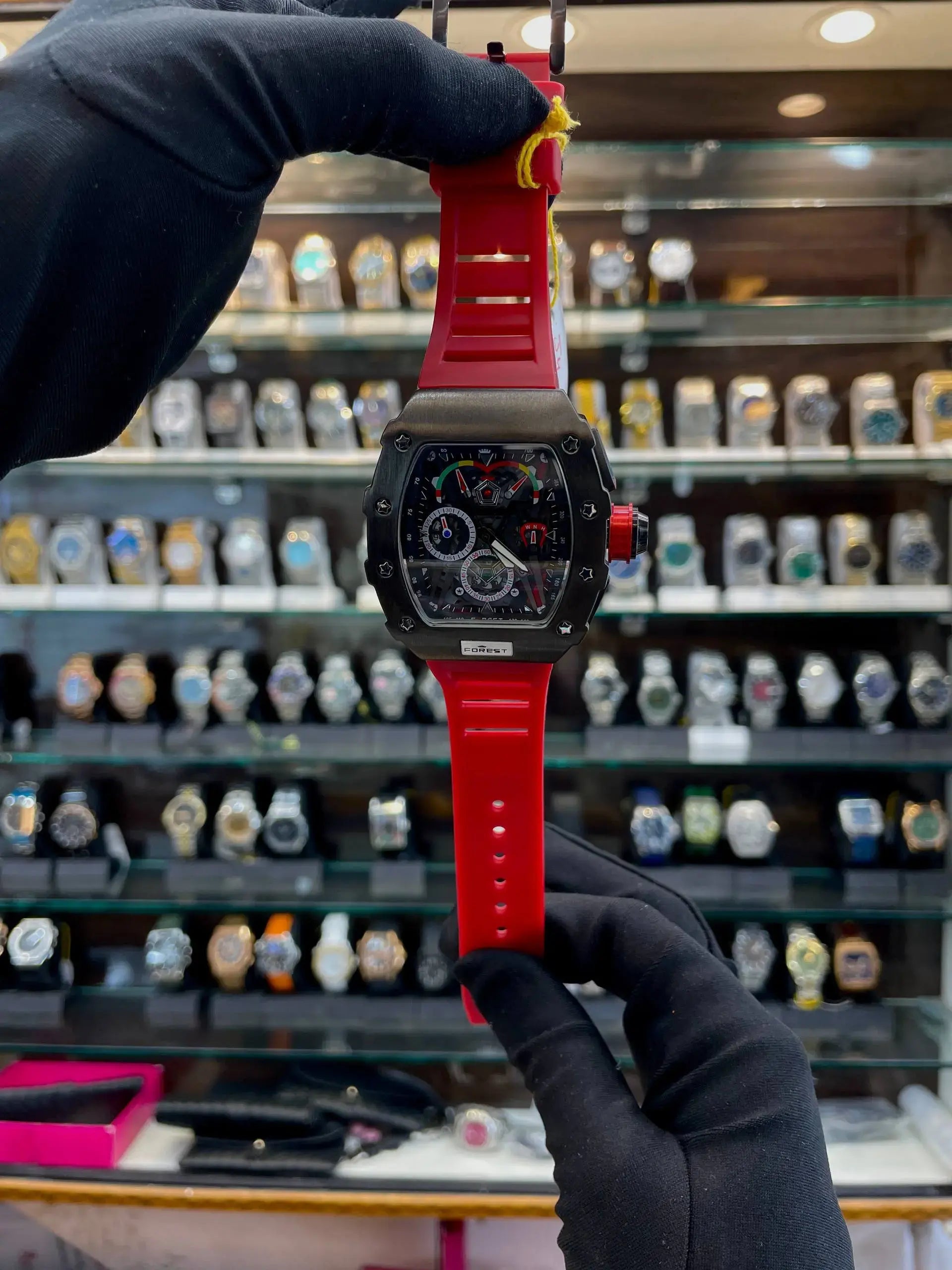 Forest looks like richard mille red