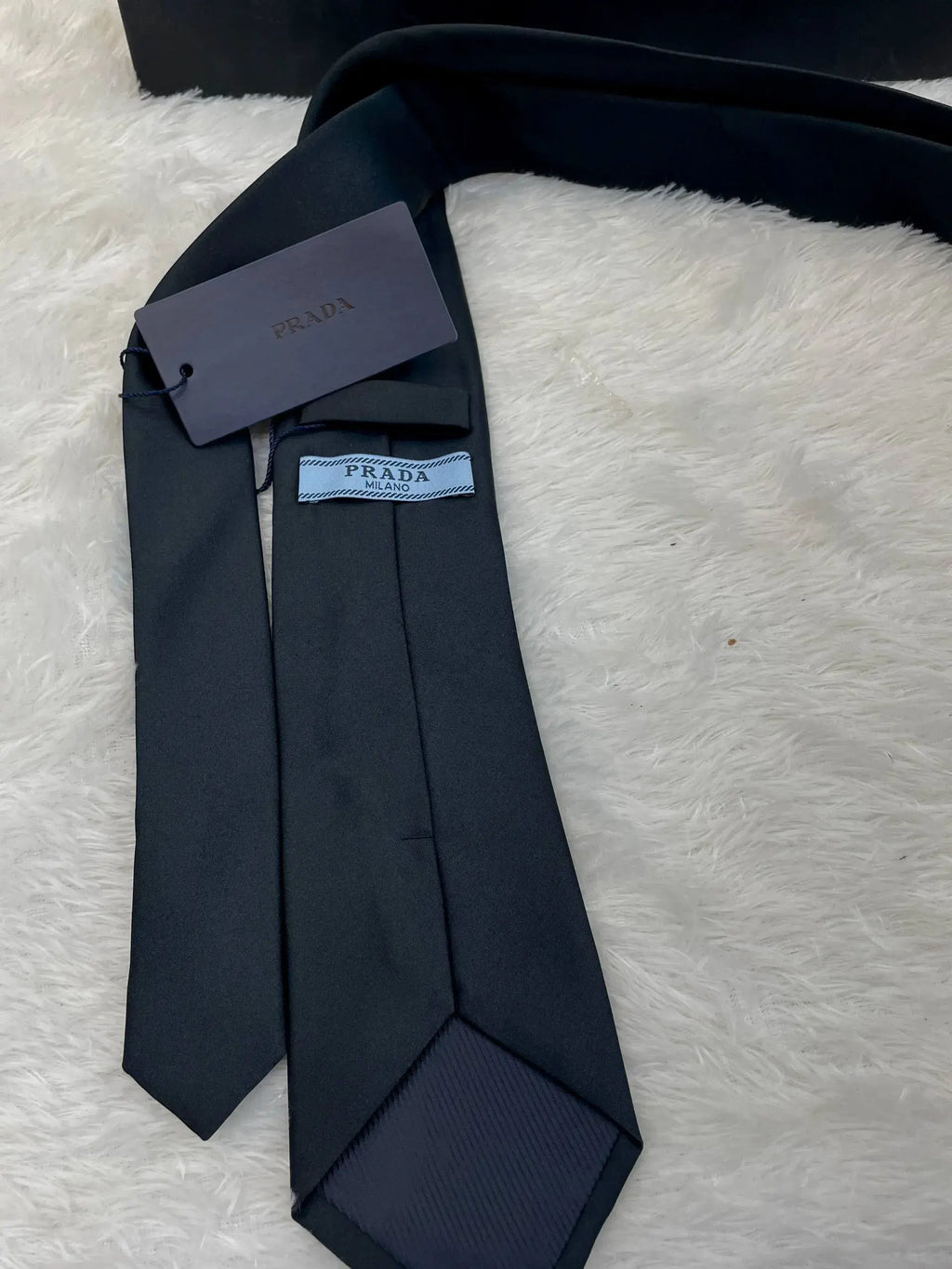 Prada re-nylon premium tie for mens black