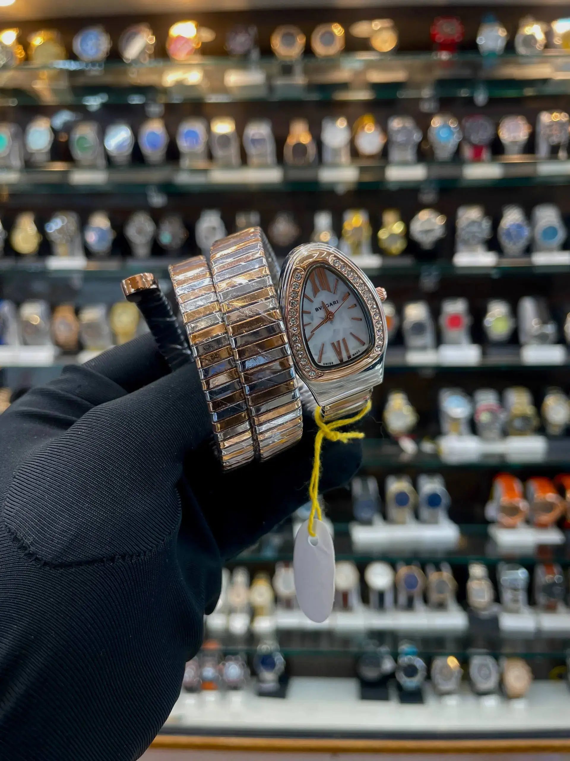 Bvlgari bracelet serpenti tubogas watch for girls|