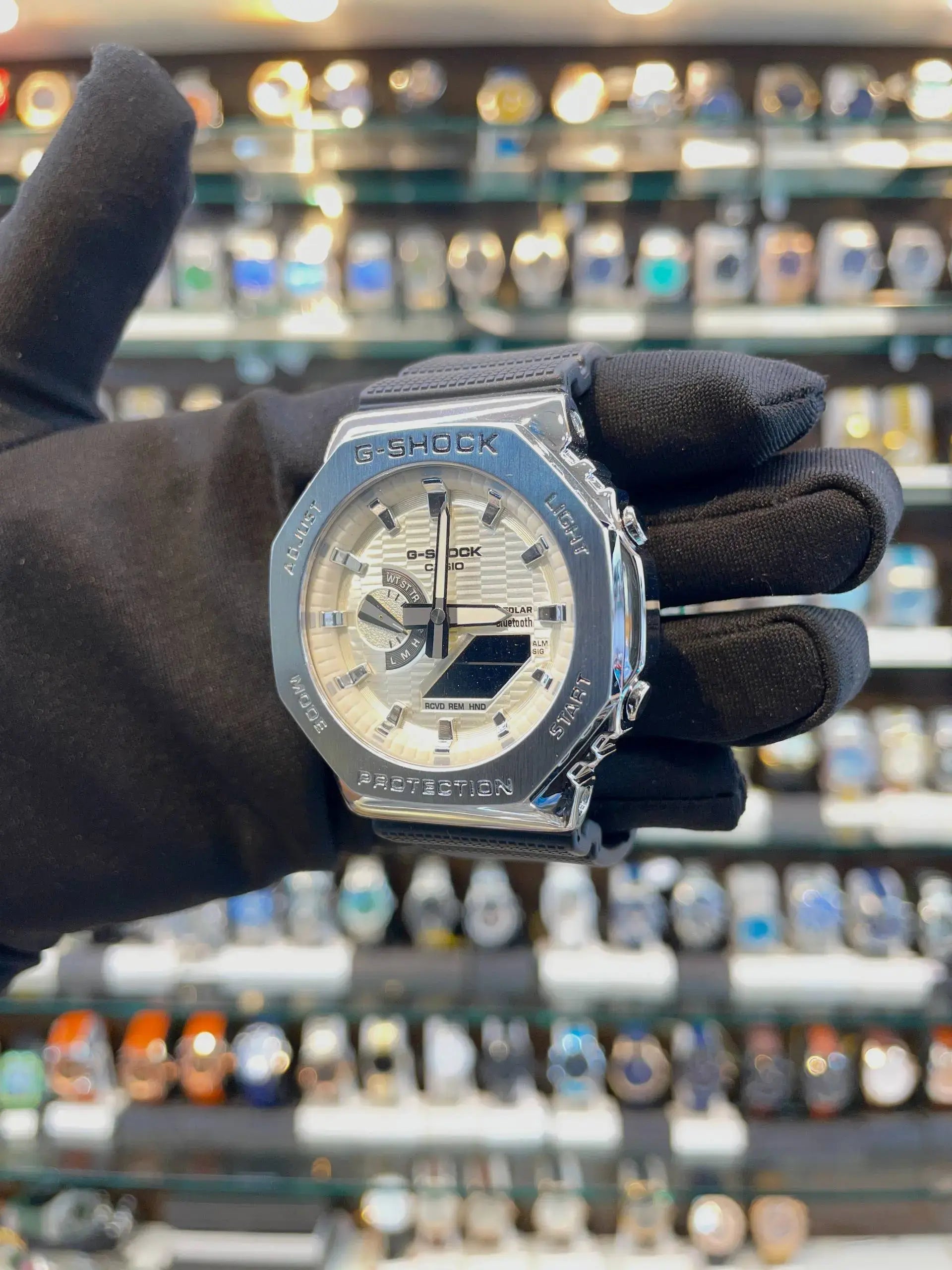 Gshock Casio gm-2100 body chrono silicon