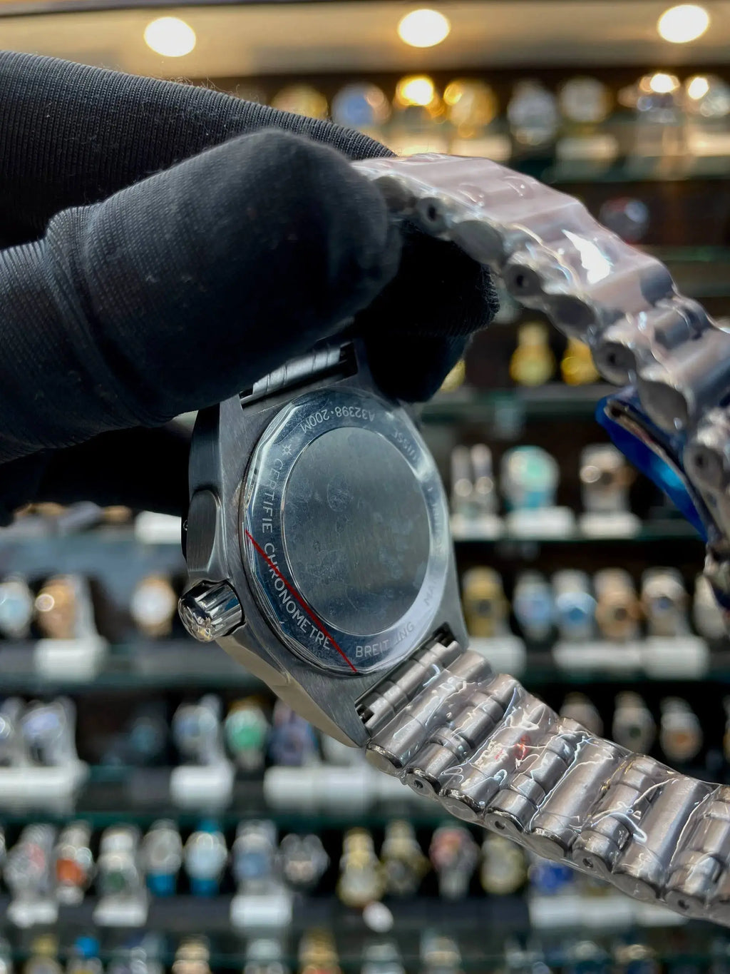 Breitling gmt chronomat now in master blue dial