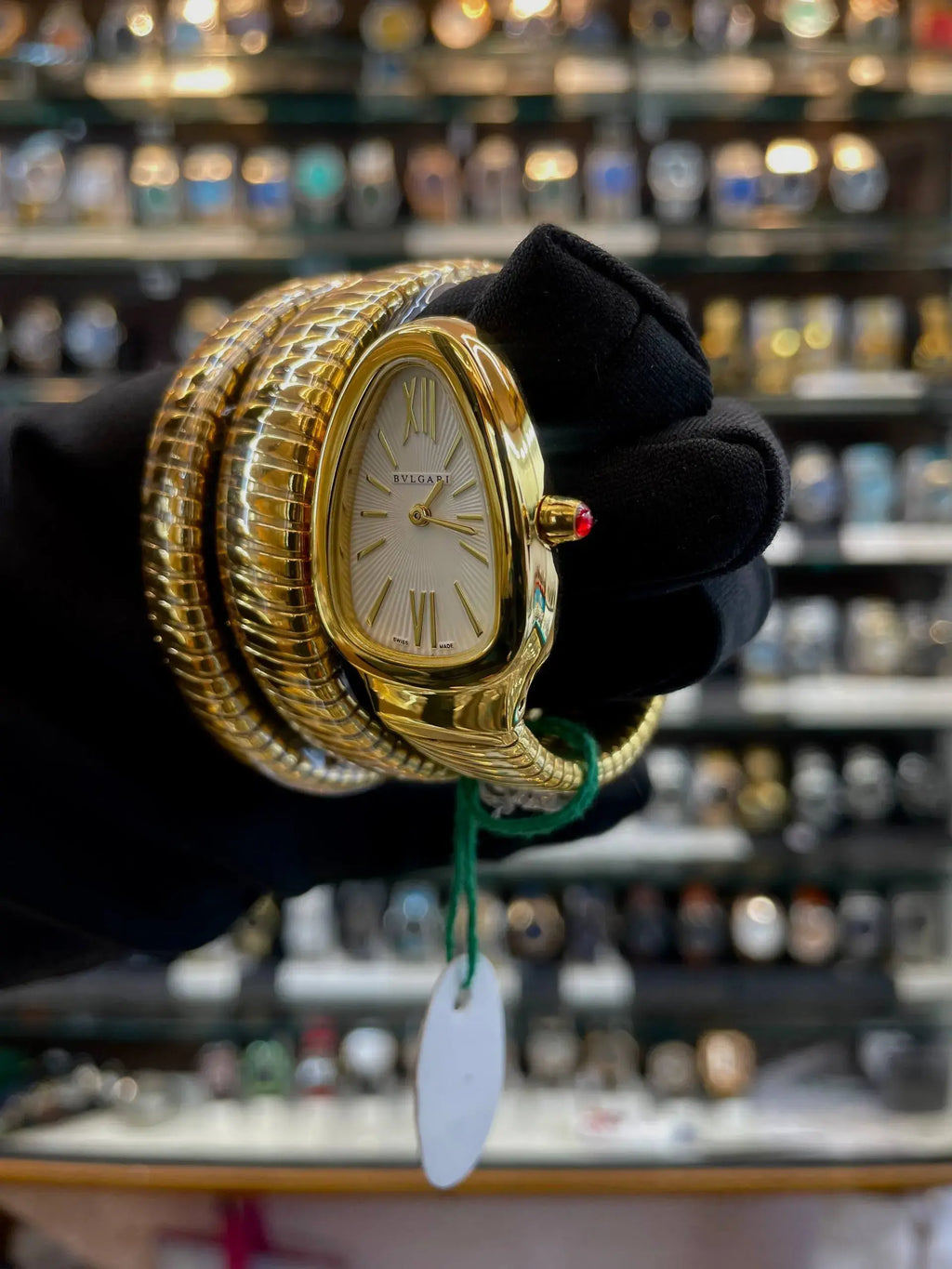 Bvlgari serpenti tubogas snake watch in master piece