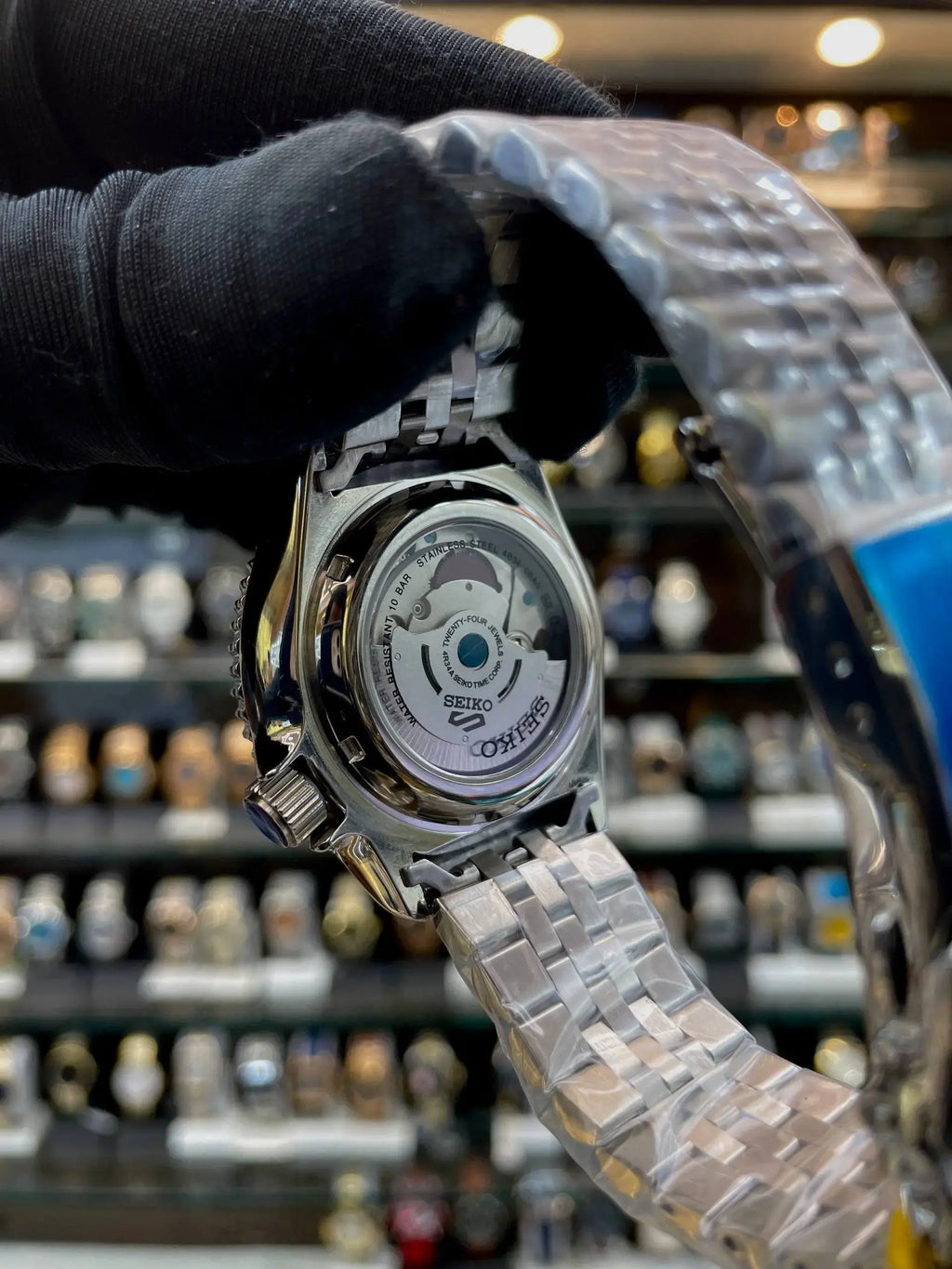 Seiko ssk035k1b 5 sports skx gmt automatic now in master piece
