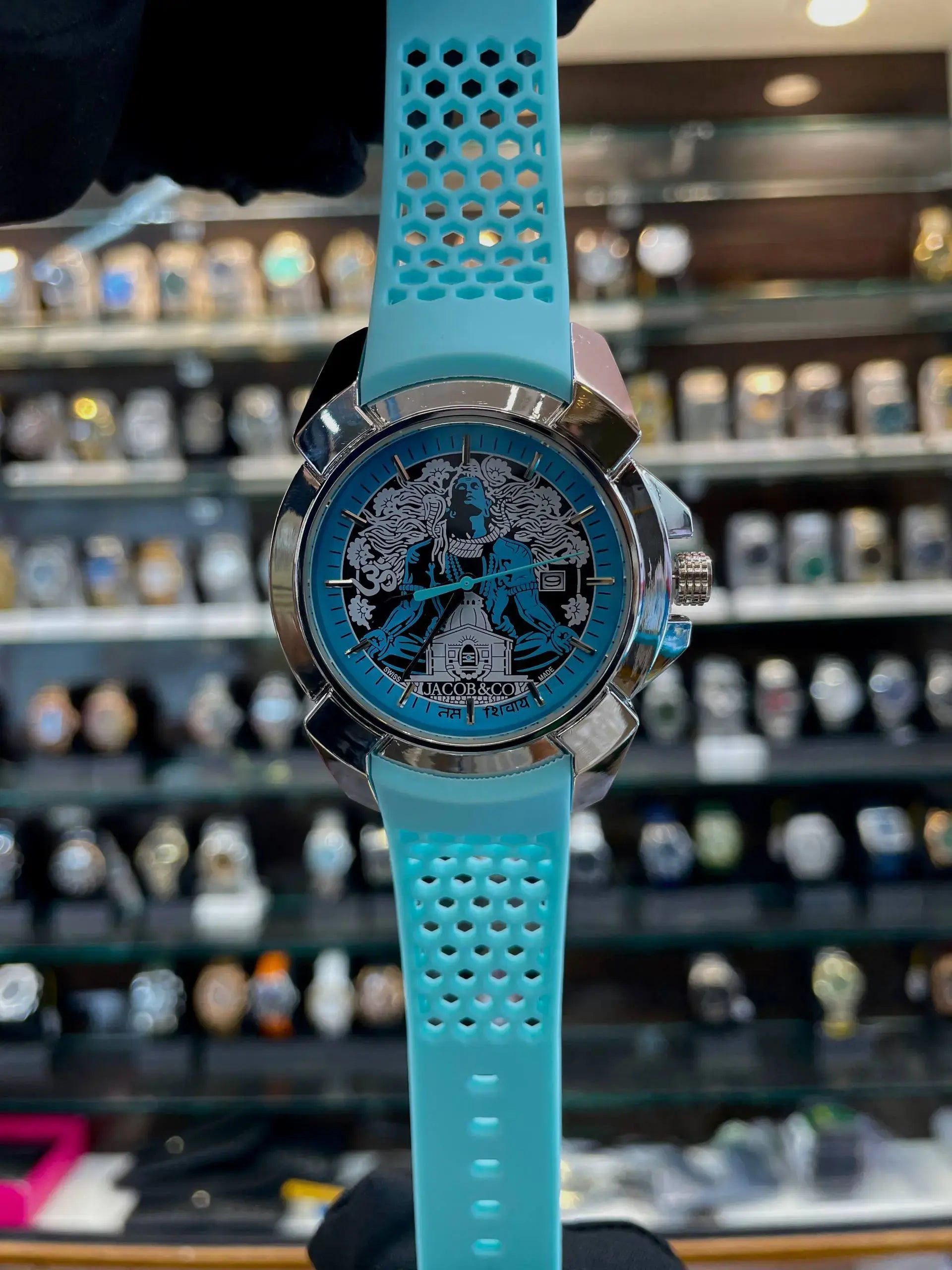 Jacob & co epic x rudra edition under budget for mens in blue