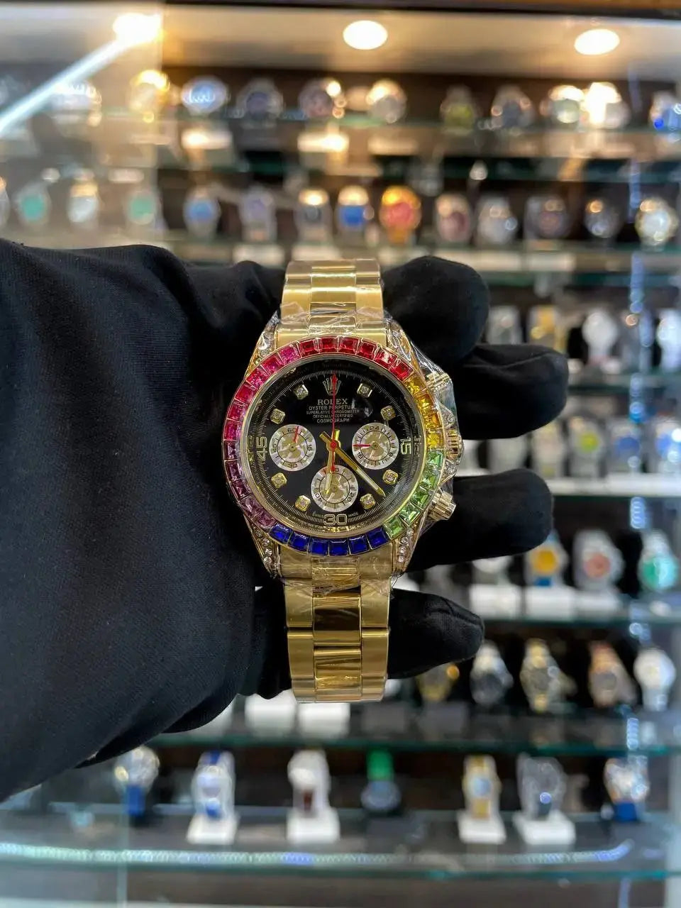Rolex daytona rainbow body for mens