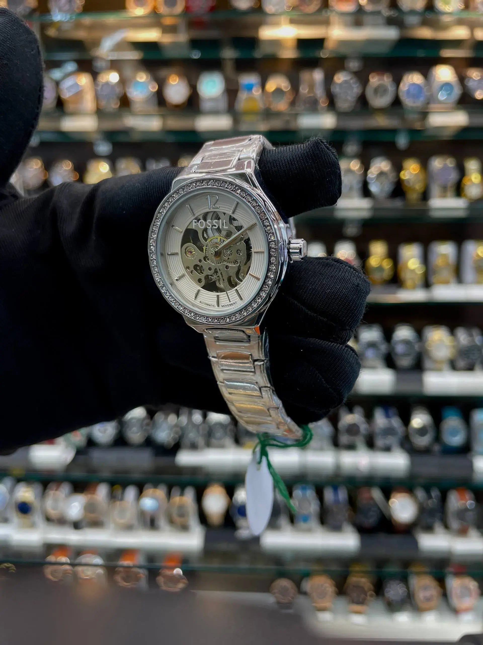 Fossil automatic girls watch casual wear