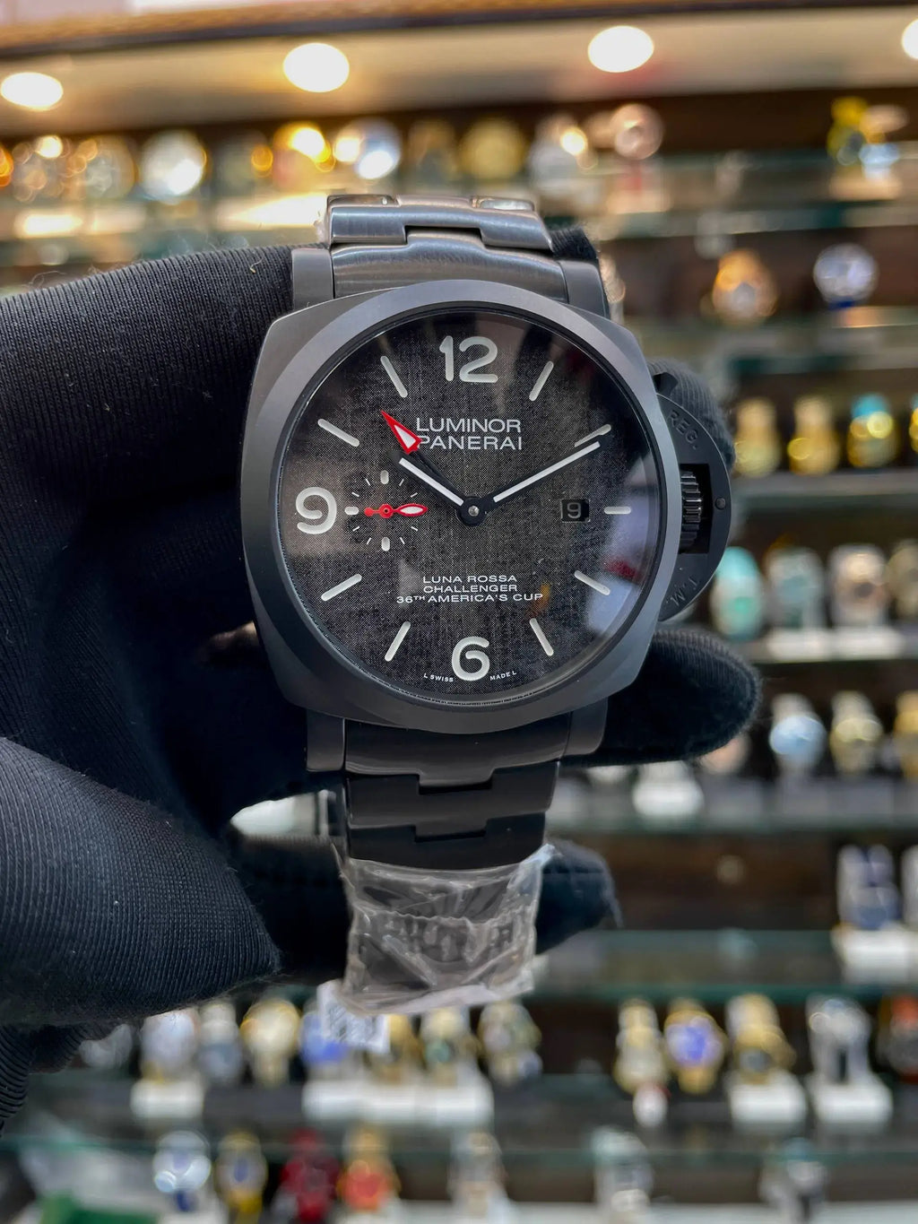 Luminor panerai lunarossa gtm in master. Piece