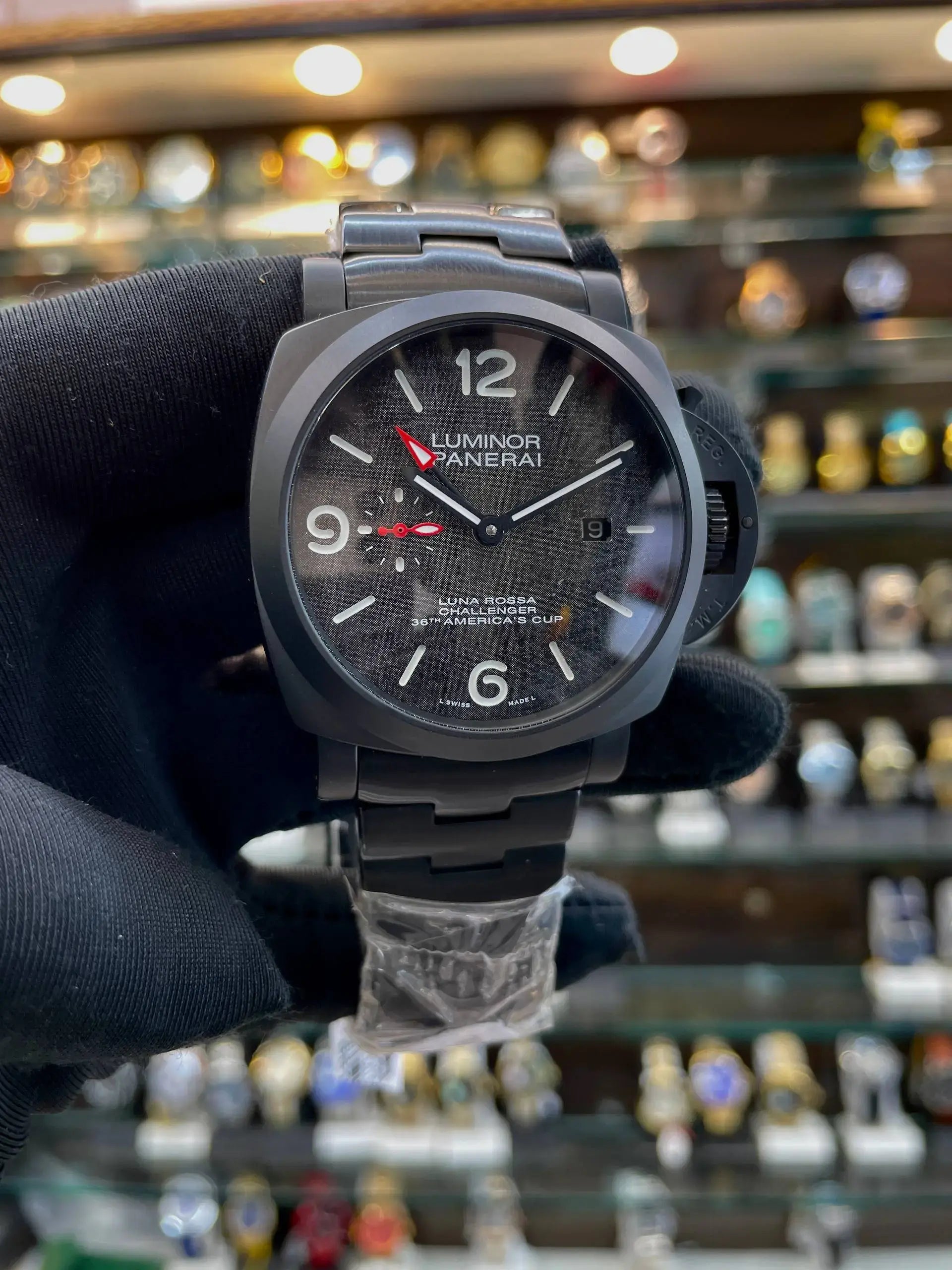 Luminor panerai lunarossa gtm in master. Piece
