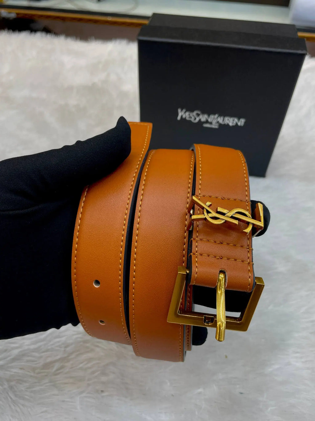 YSL Saint  Laurent ysl girls belt