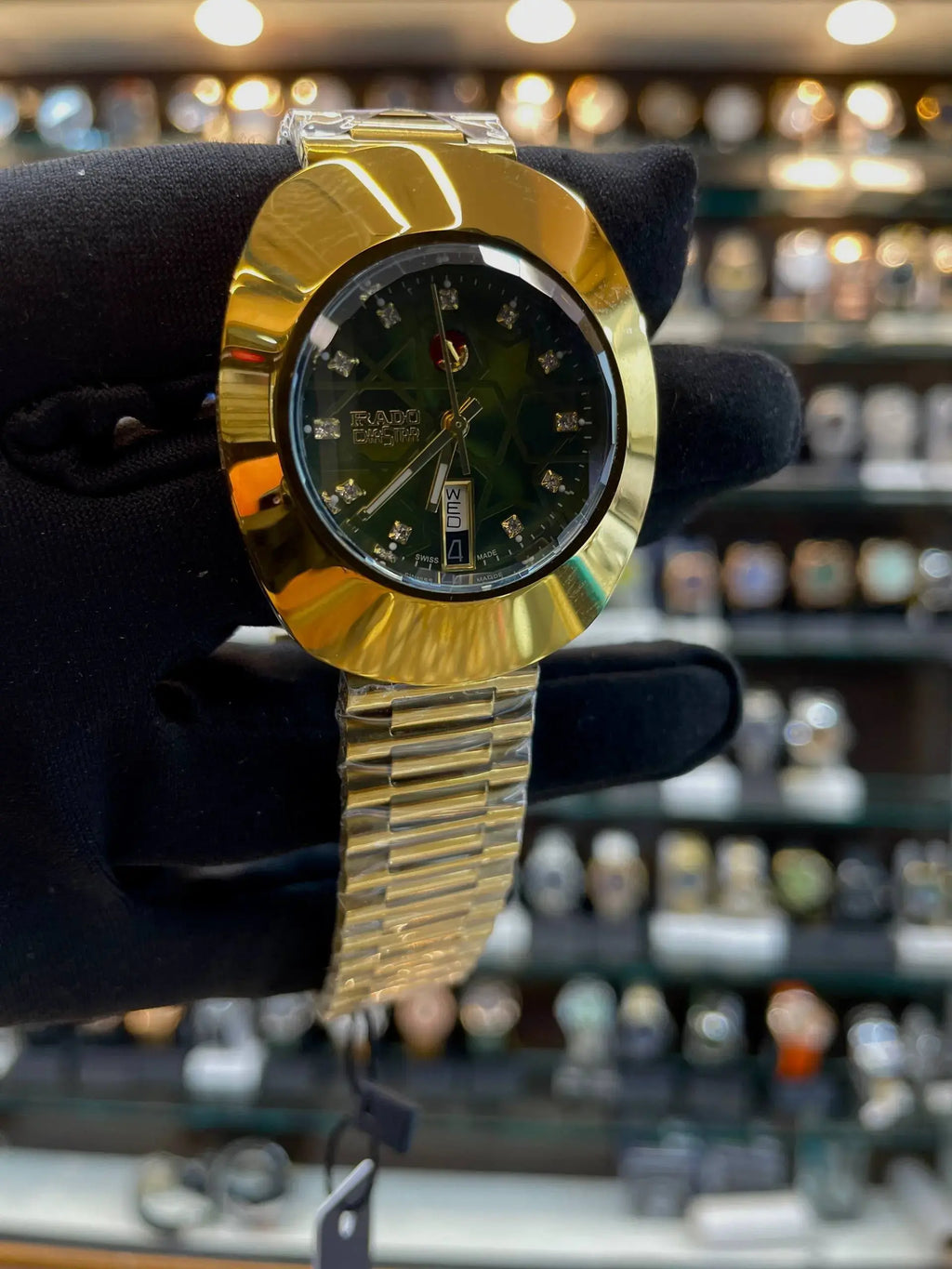 Rado diastar now in master piece new dial in gold