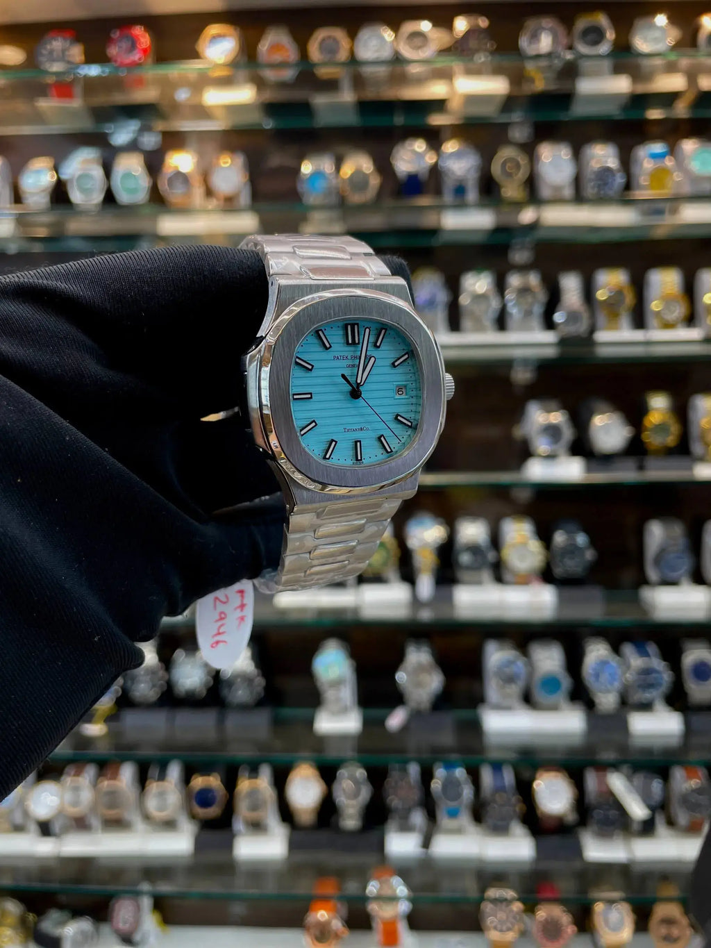Patek Philippe (pp) tiffany & co now in automatic machine master piece