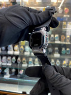 Gshock Casio touch solar screen silver body
