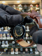 Fossil automatic in leather formal wear