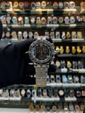 Versace aion mens chronograph watch for mens in black dial