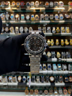 Versace aion mens chronograph watch for mens in black dial
