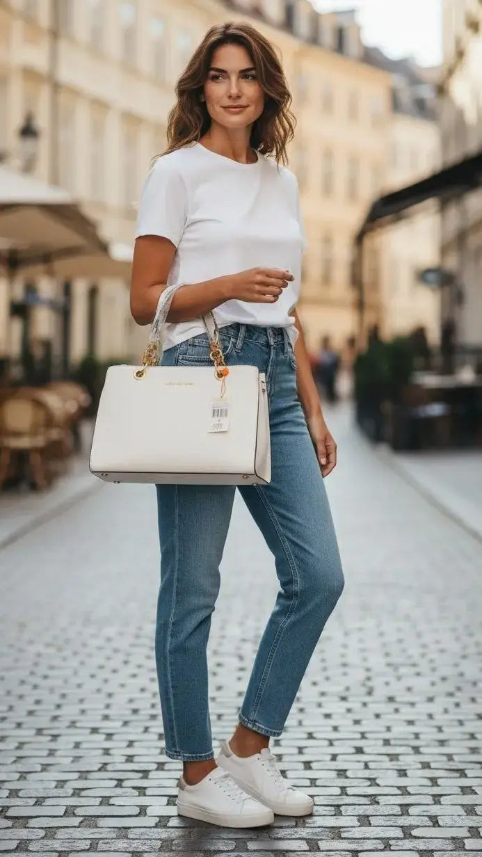 Michael Kors handbag for girls white