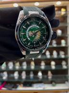 Omega seamaster world dial under budget for mens green