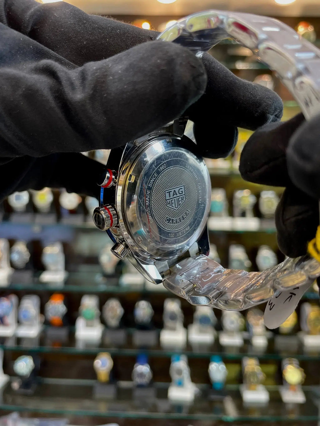 Tag heuer carrera tachymeter now in chain chrono