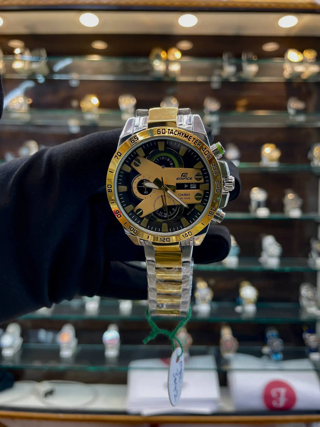 Casio edifice chronograph watch under budget for mens gold
