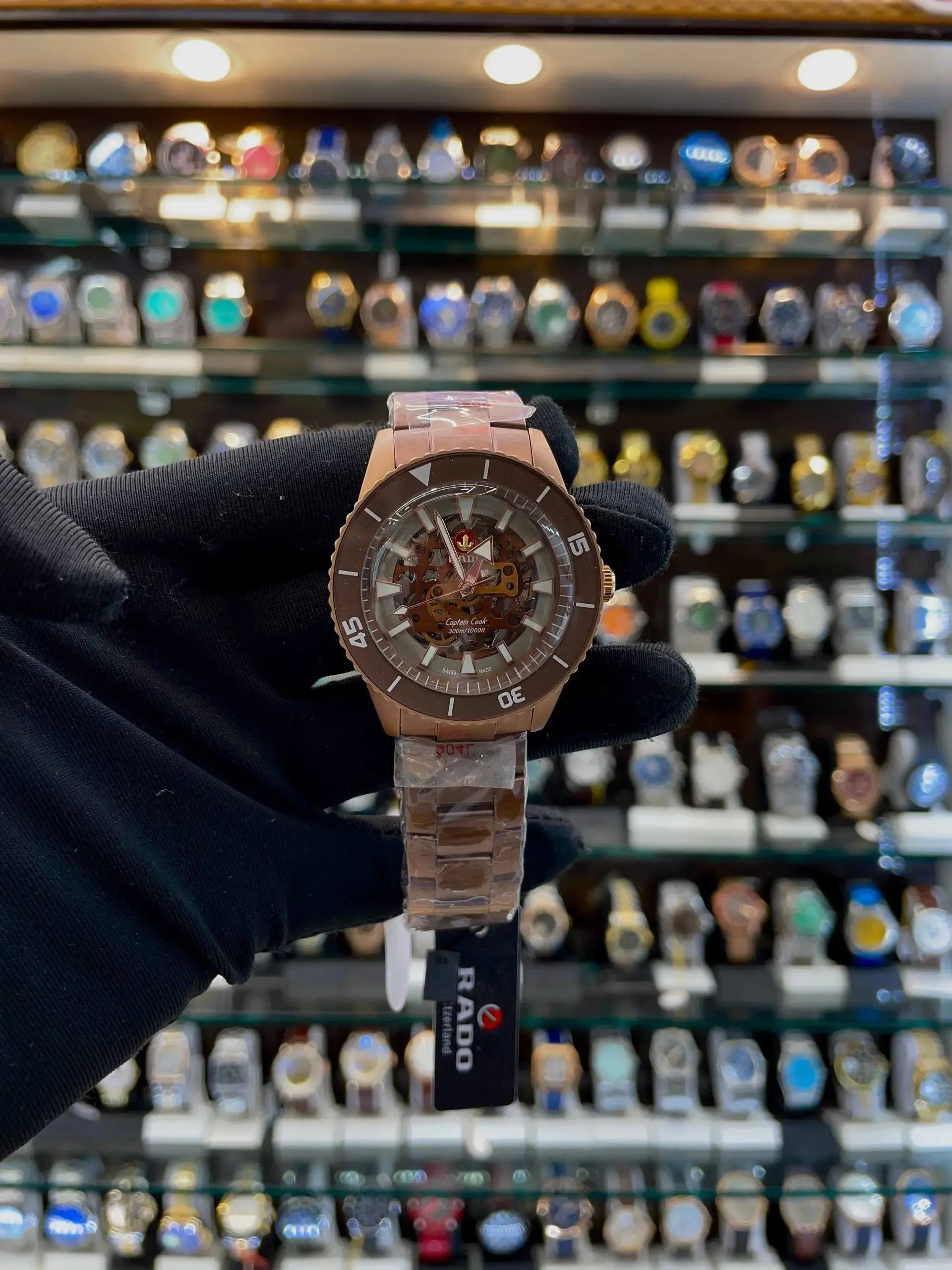 Rado captain Cook now transparent in master piece