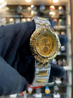 Invicta aviator now in girls gold texture dial