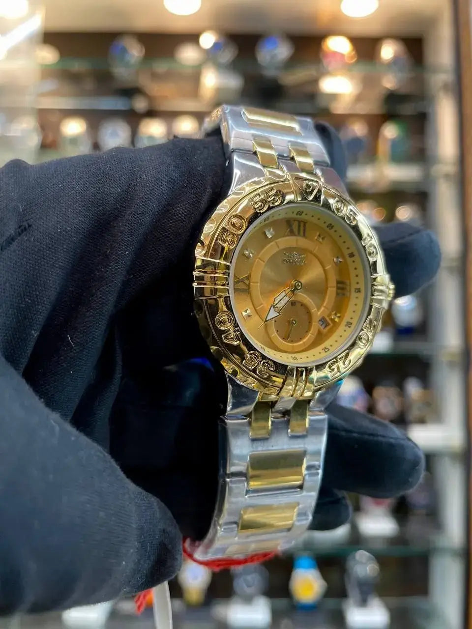 Invicta aviator now in girls gold texture dial