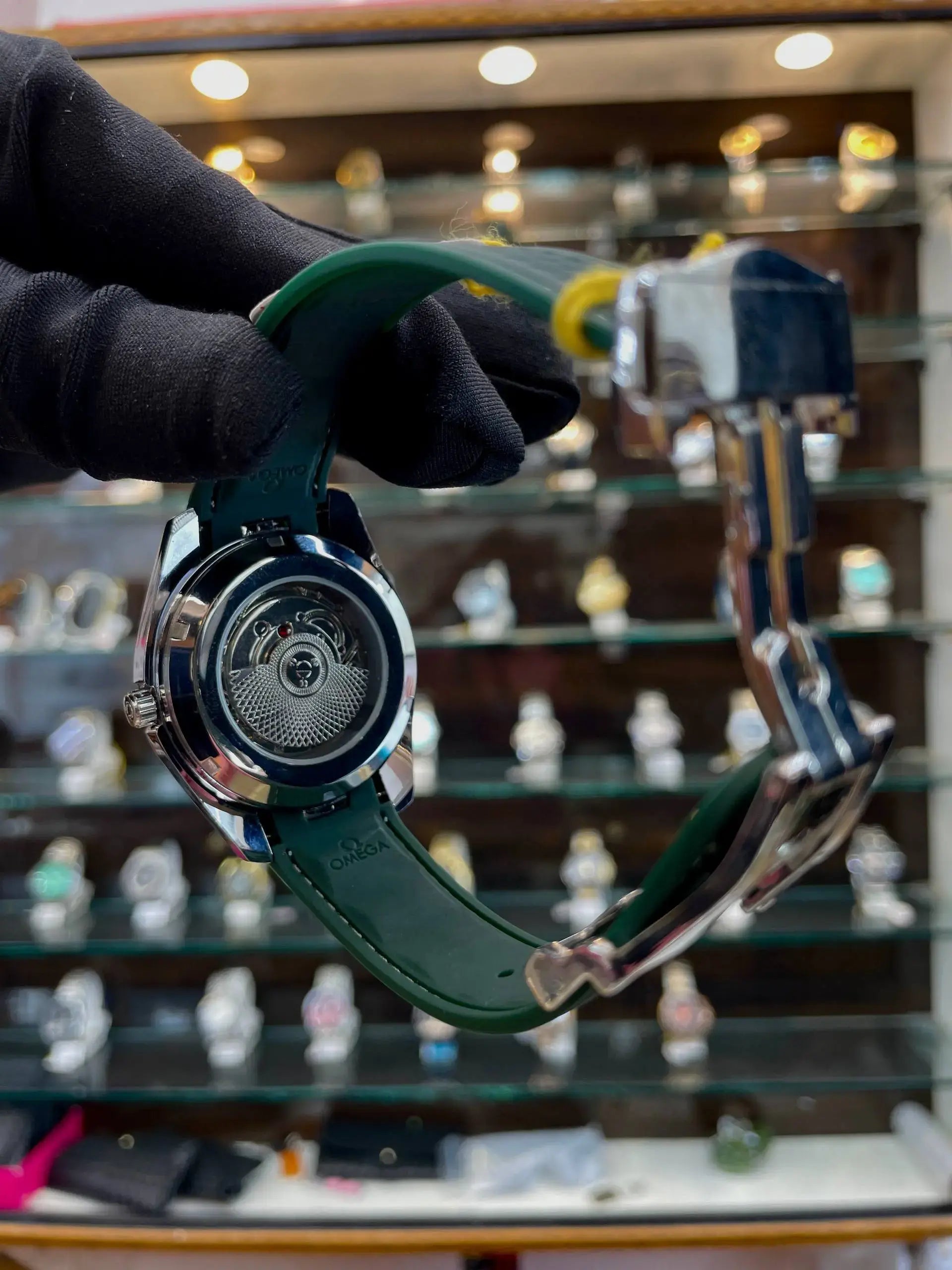Omega seamaster world dial under budget for mens green