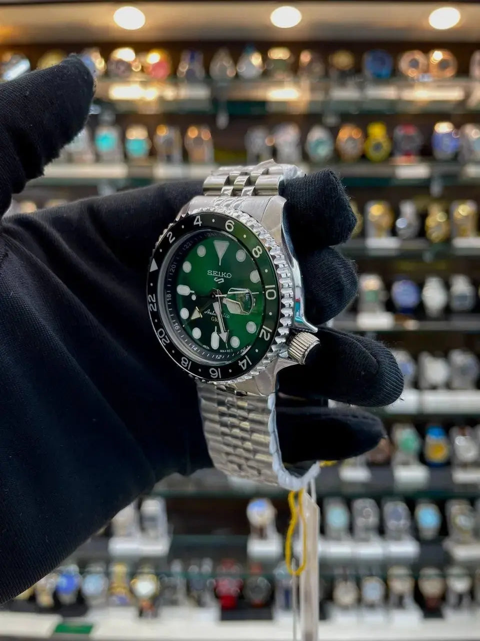 Seiko ssk035k1 5 sports  skx gmt automatic watch in master piece