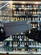 12 pc leather black briefcase