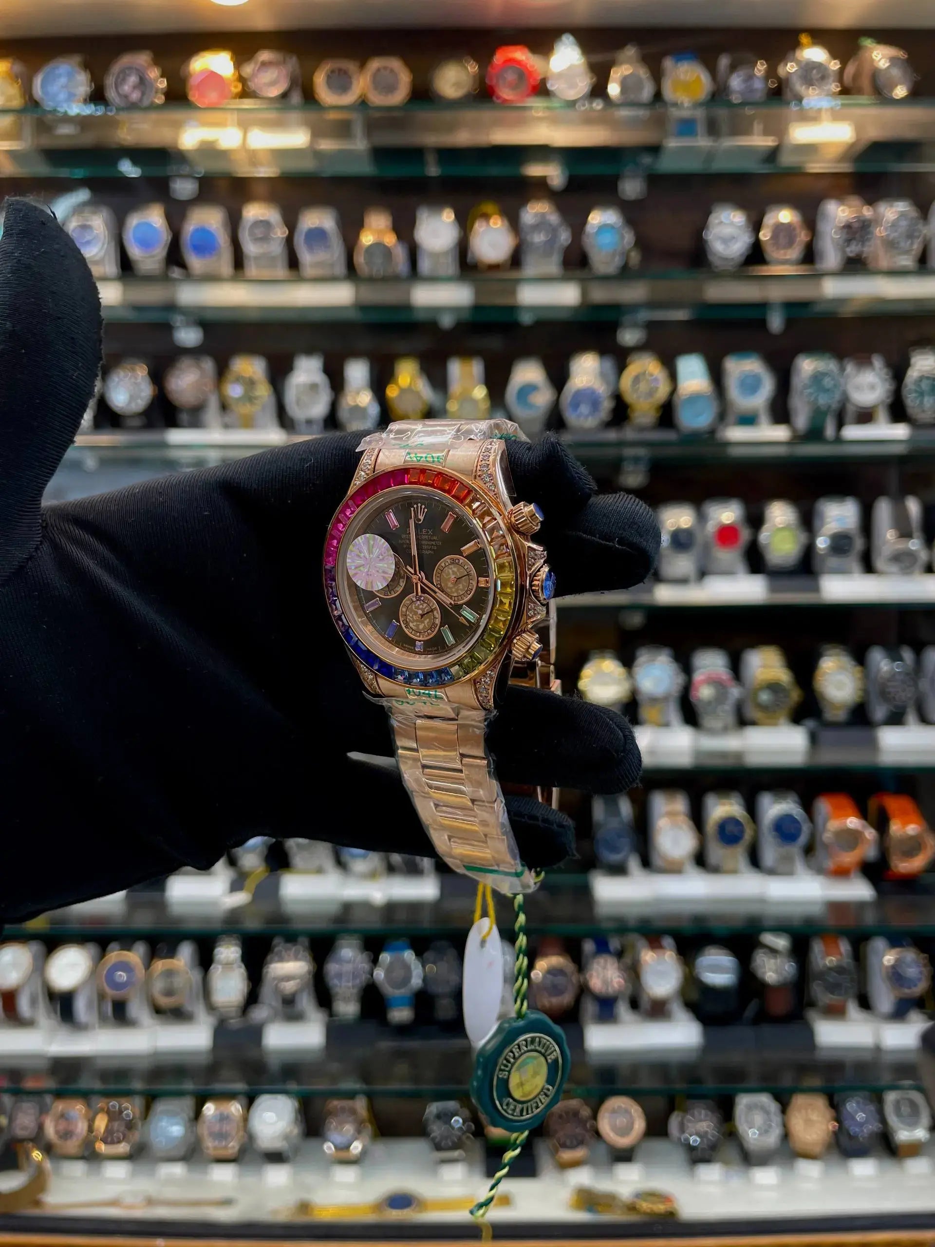 Rolex daytona  rainbow atm master piece