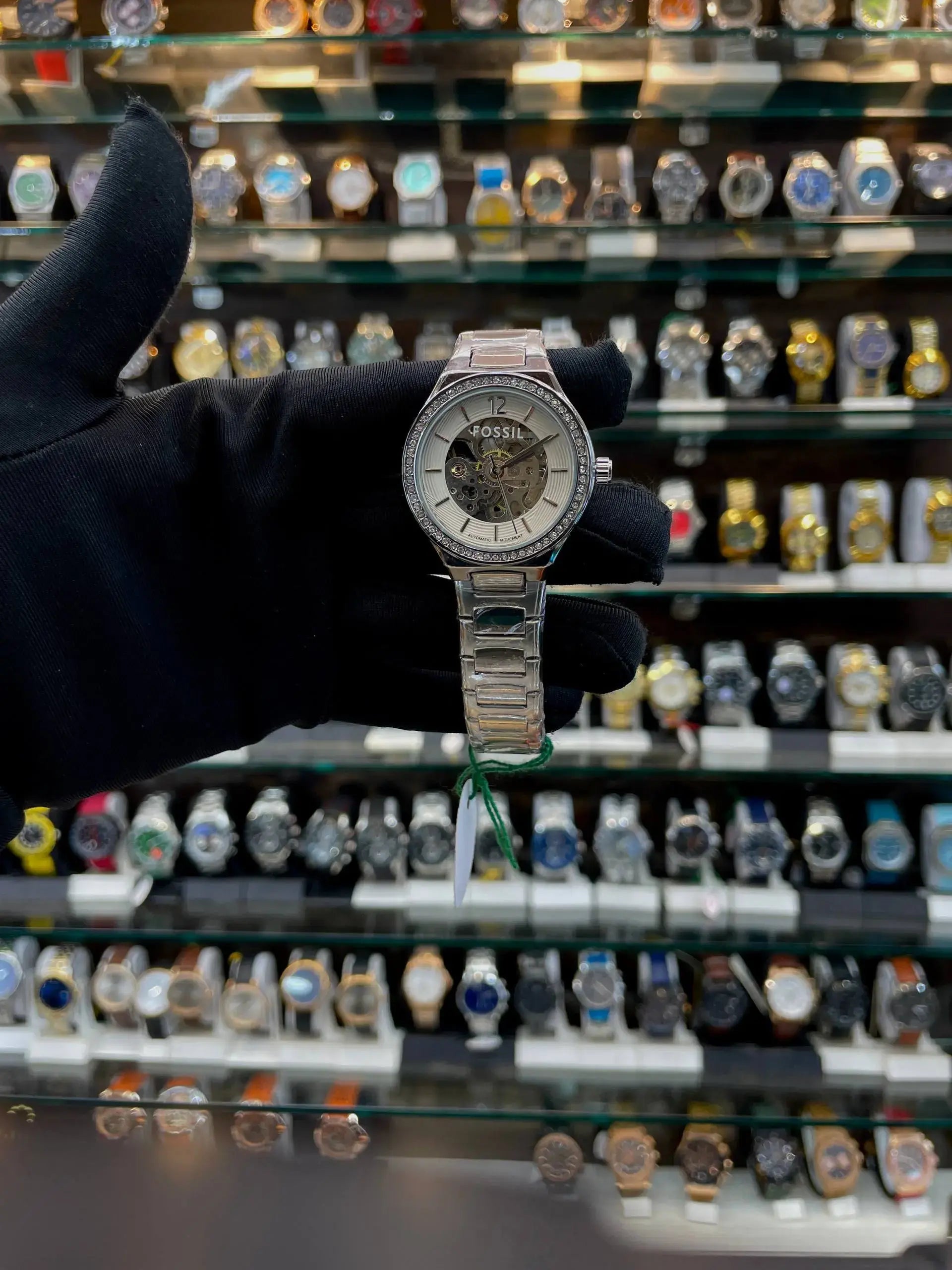 Fossil automatic girls watch casual wear
