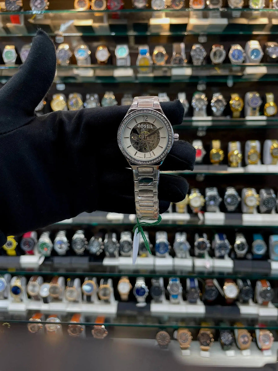Fossil automatic girls watch casual wear