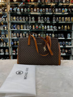 Michael Kors (mk) laila medium logo tote bag in master piece