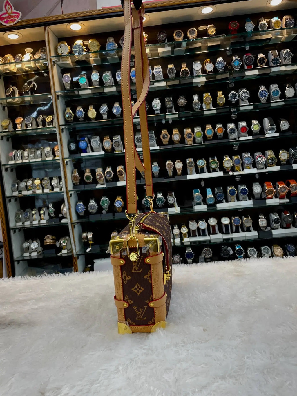Louis vuitton (lv) side trunk mm monogram now in master piece