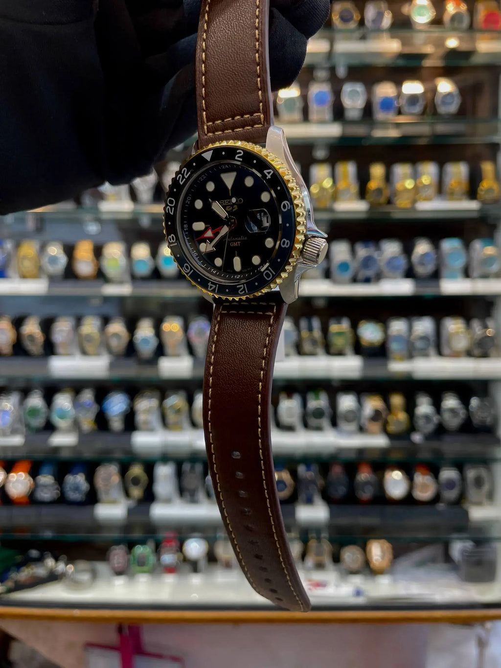 Seiko 5 sports automatic gmt now in master piece