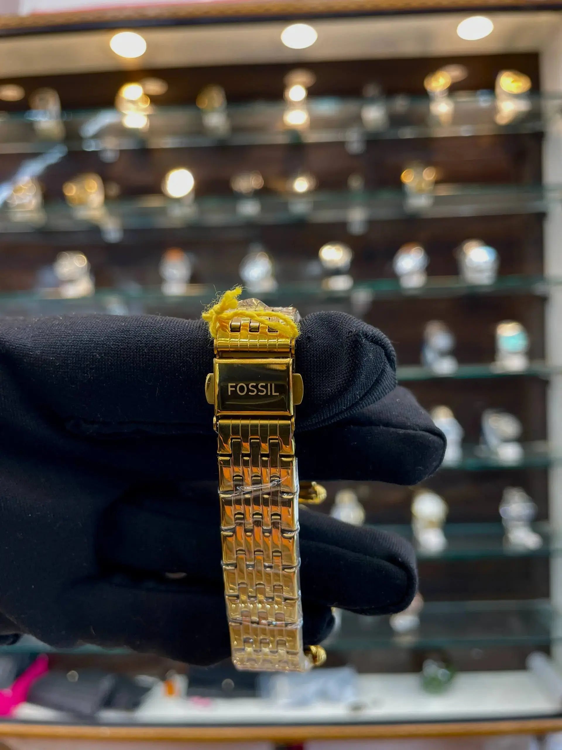 Fossil automatic for girls in full gold