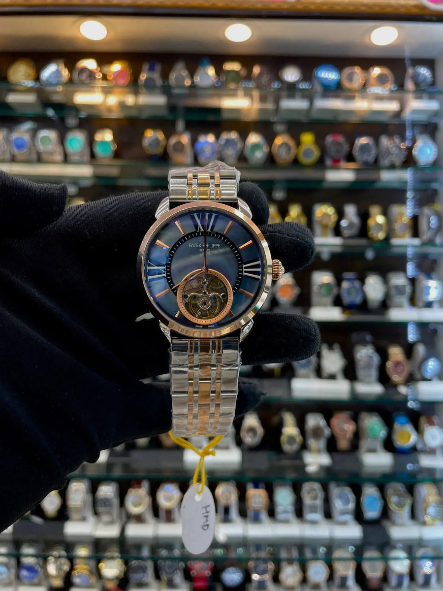 Patek phillipe pp tourbillion dail bold watch in master piece
