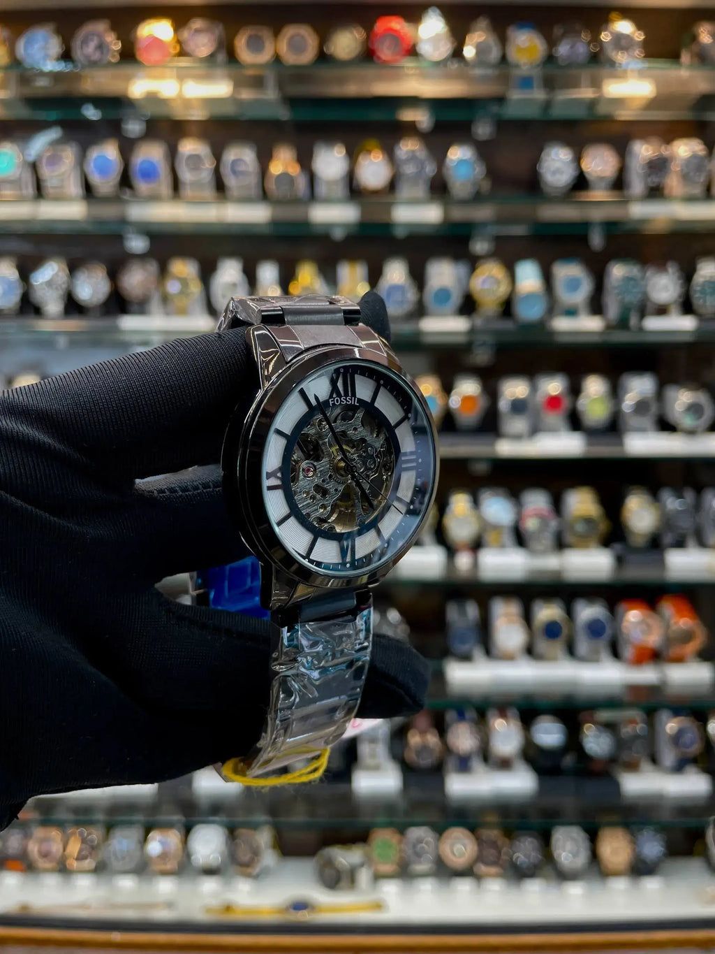 Fossil  automatic for mens in black