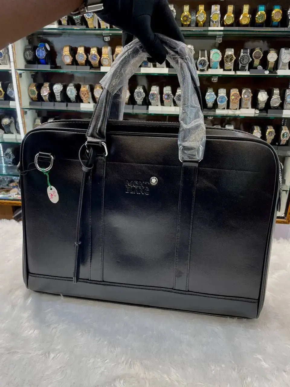 Mont Blanc laptop bag black body