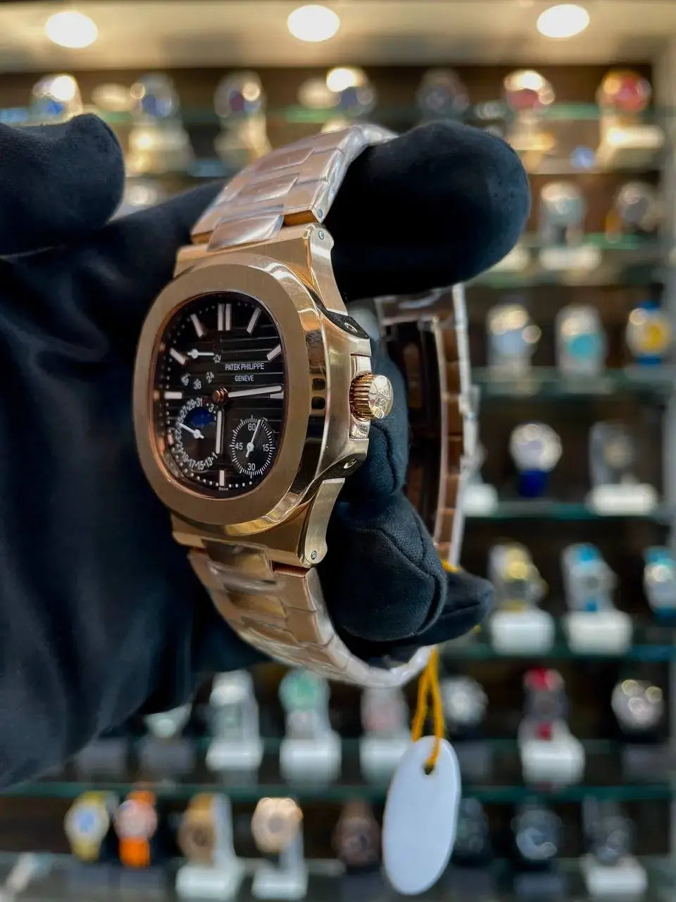 Patek phillipe nautilus master piece dark brown dial