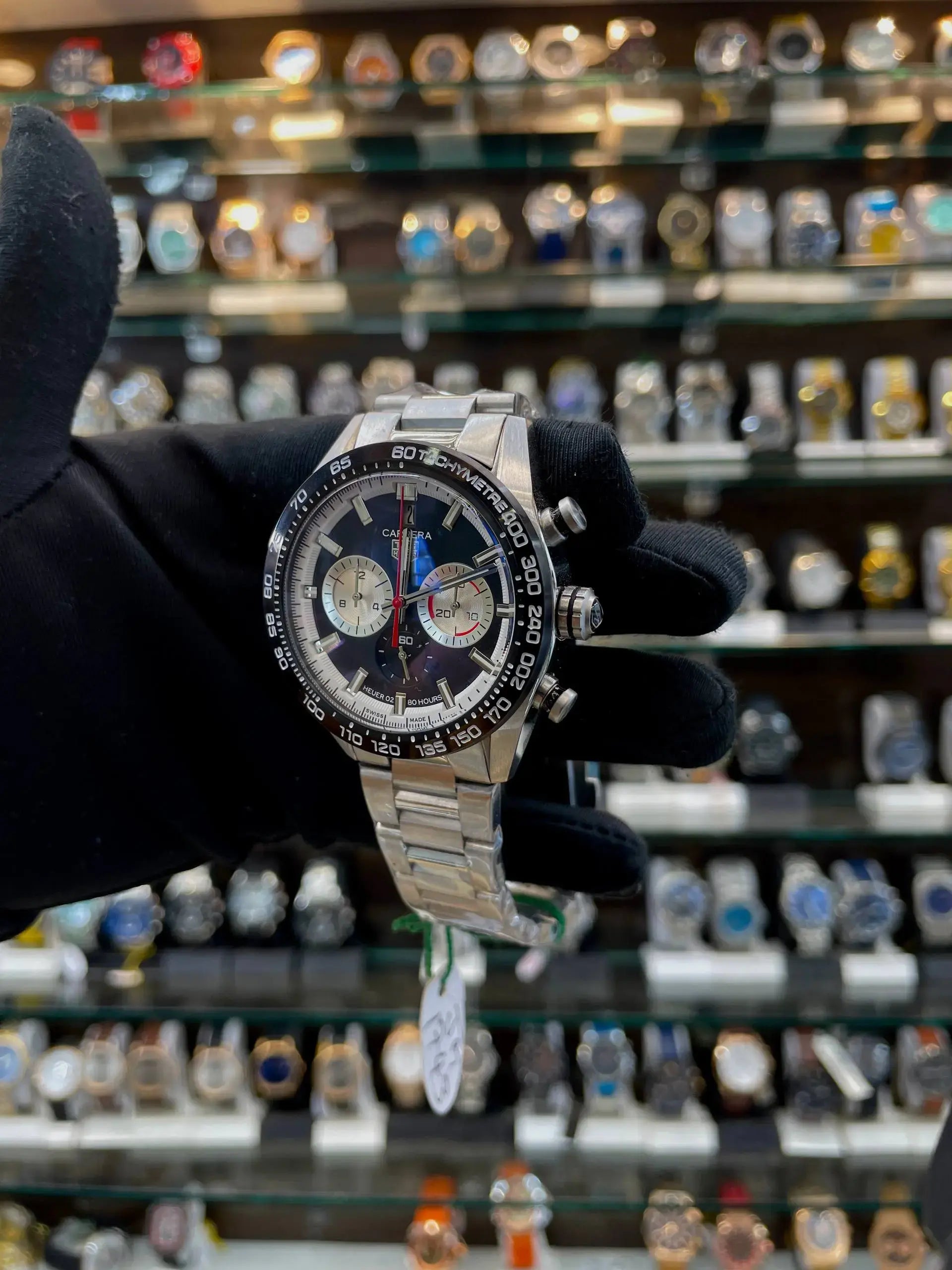 Tag heuer carrera tachymeter chrono now in master piece