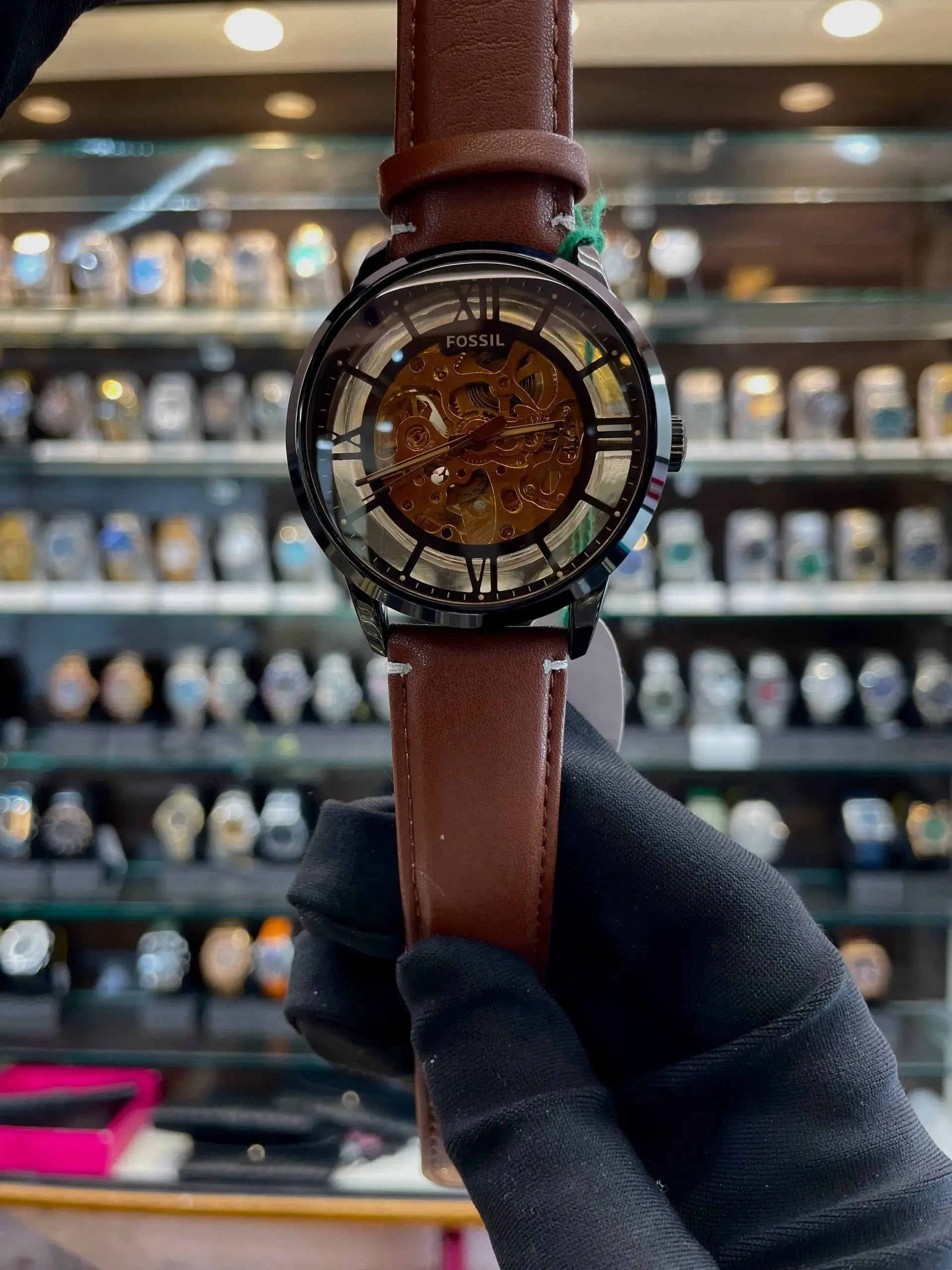 Fossil automatic now in new dial black dial