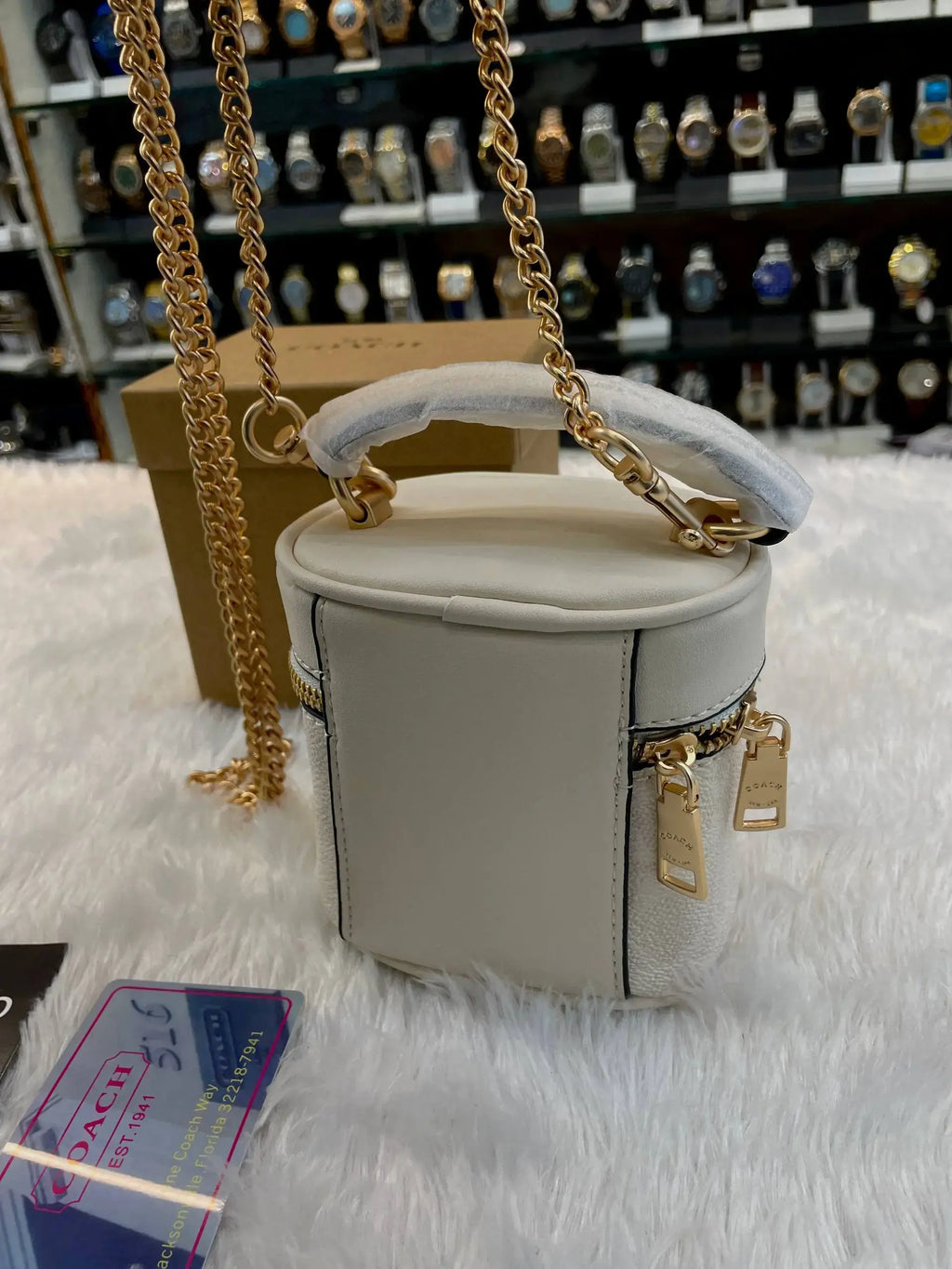 Coach ava crossbody bag in signature canvas