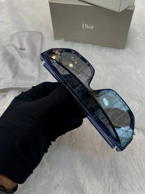 Christian dior blue print glasses