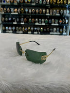 Miui women's retro sunshade sunglasses curved