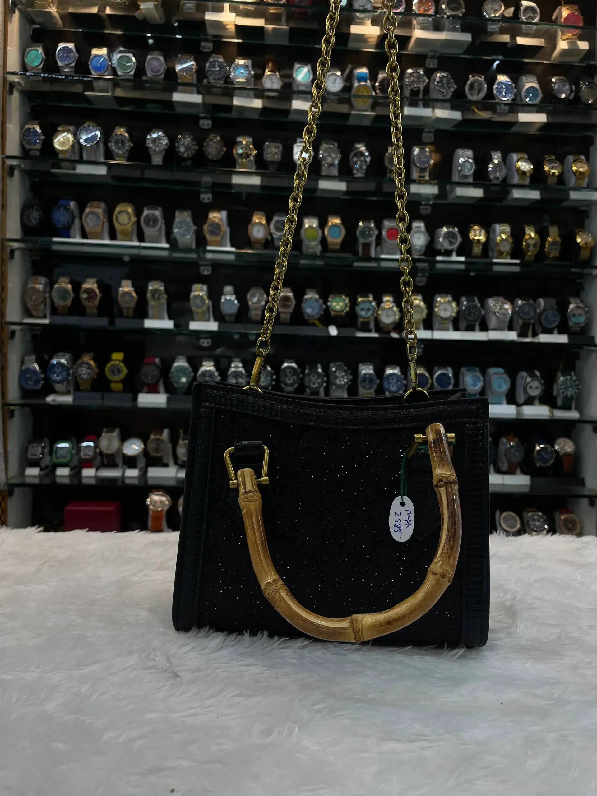 Gucci new canvas charisma calfskin crystal in master piece
