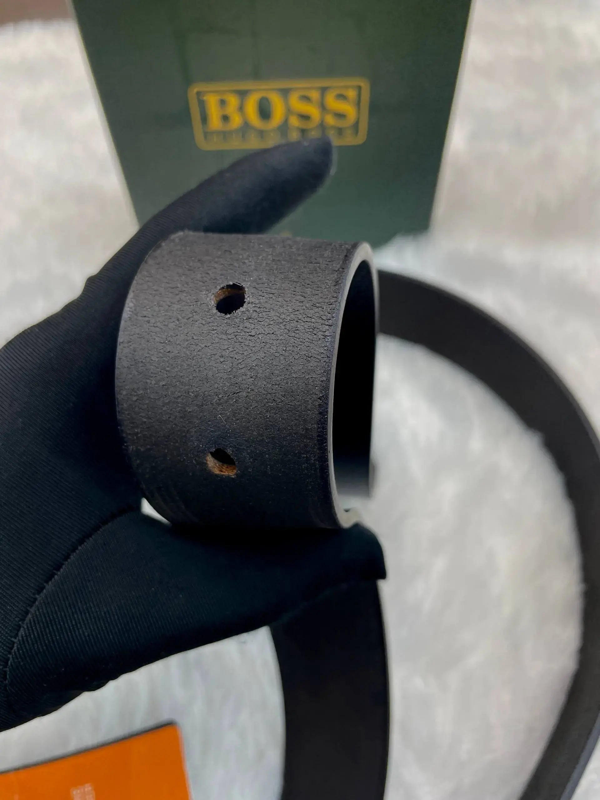 Hugo Boss premium leather belt for mens